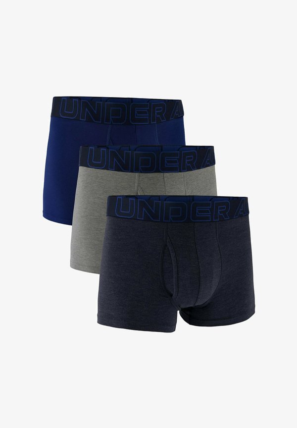 Under Armour 3 PACK - Trunks - dunkelblau grau