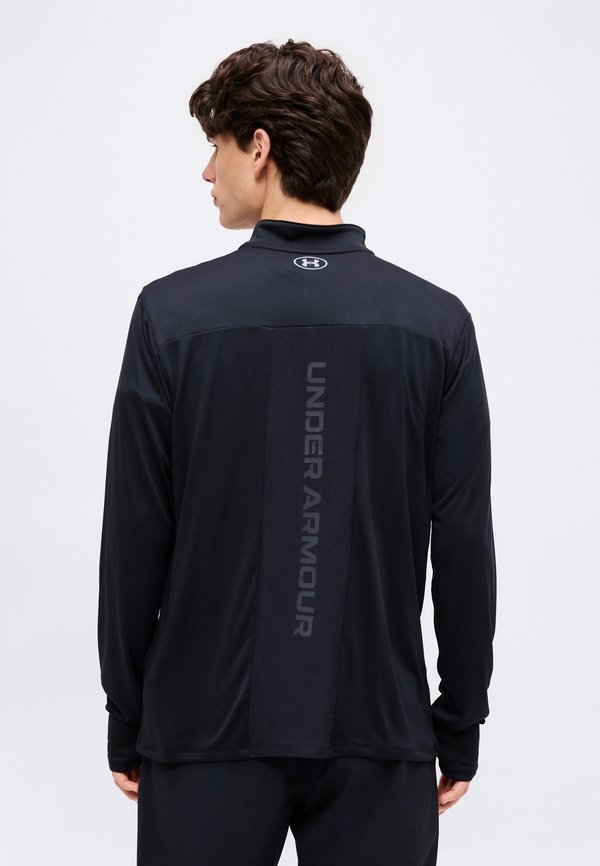 Under Armour TECH UTILITY - Long sleeved top - black/steel