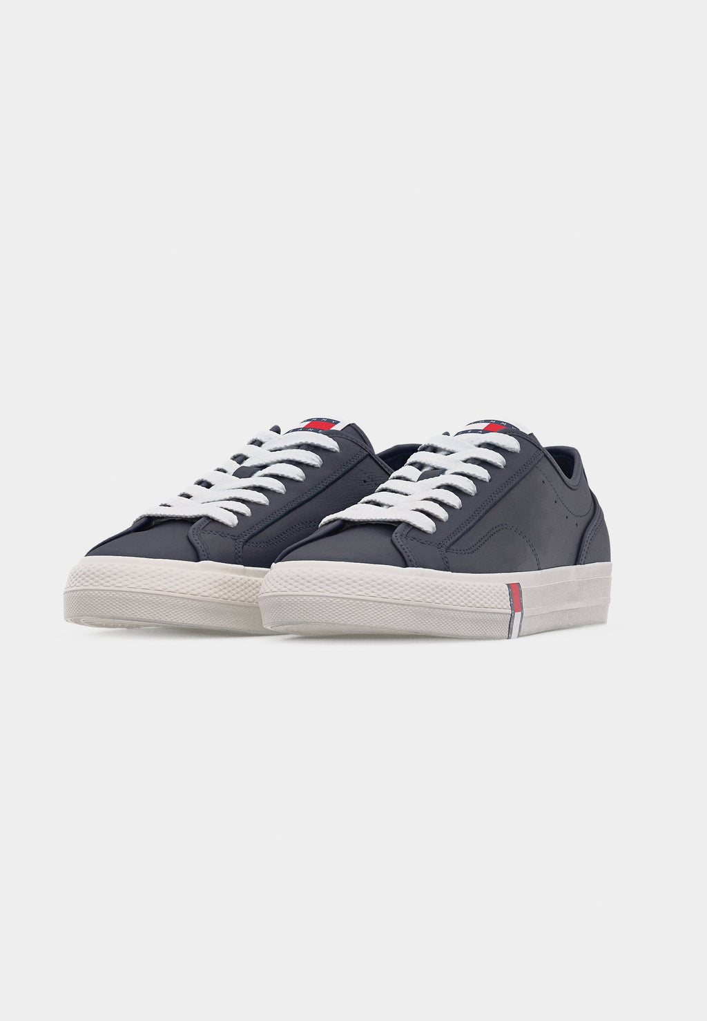Tommy Jeans ARCHIVE FLAG STRIPE LEATHER TRAINERS