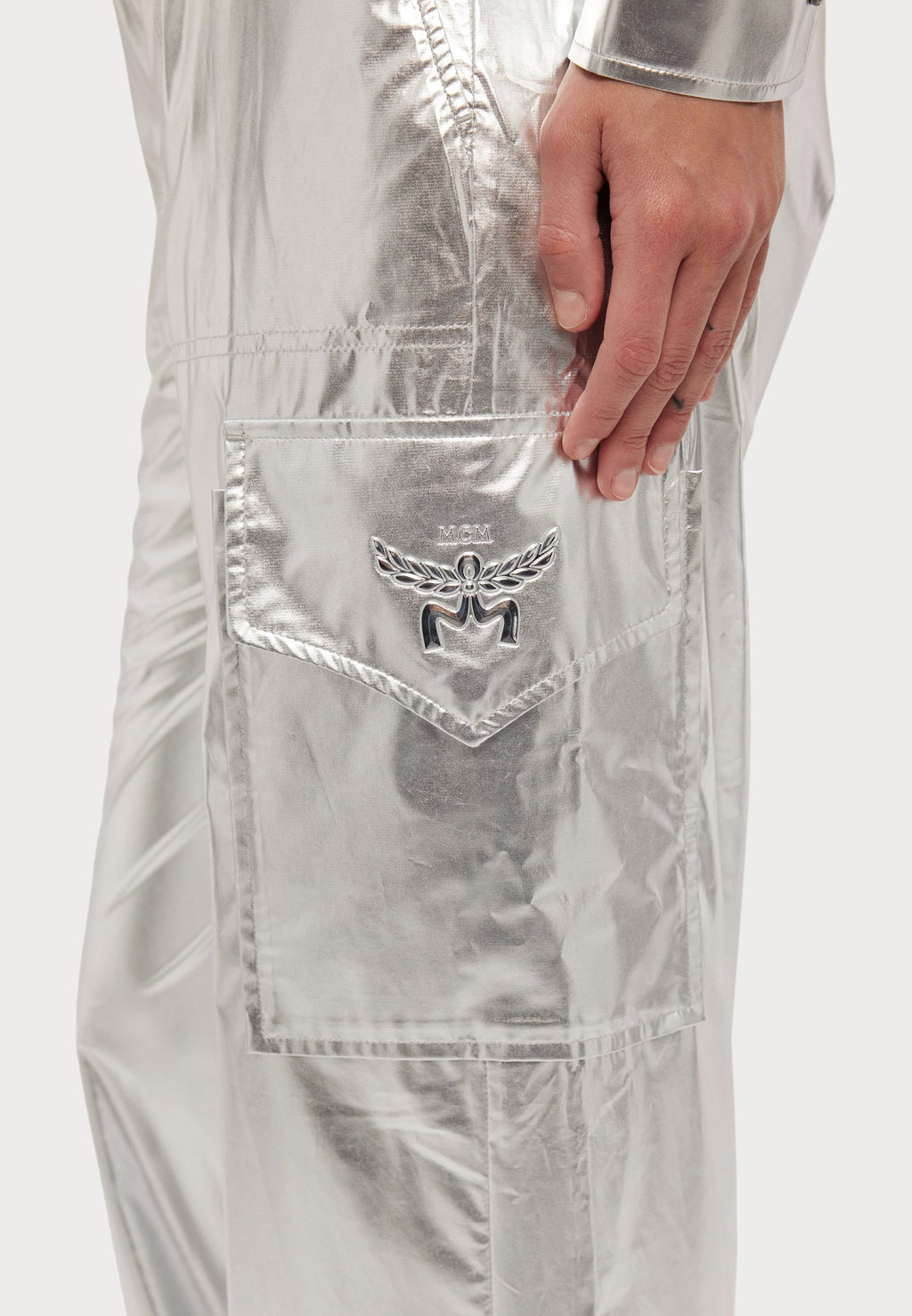 MCM METALLIC PANTS