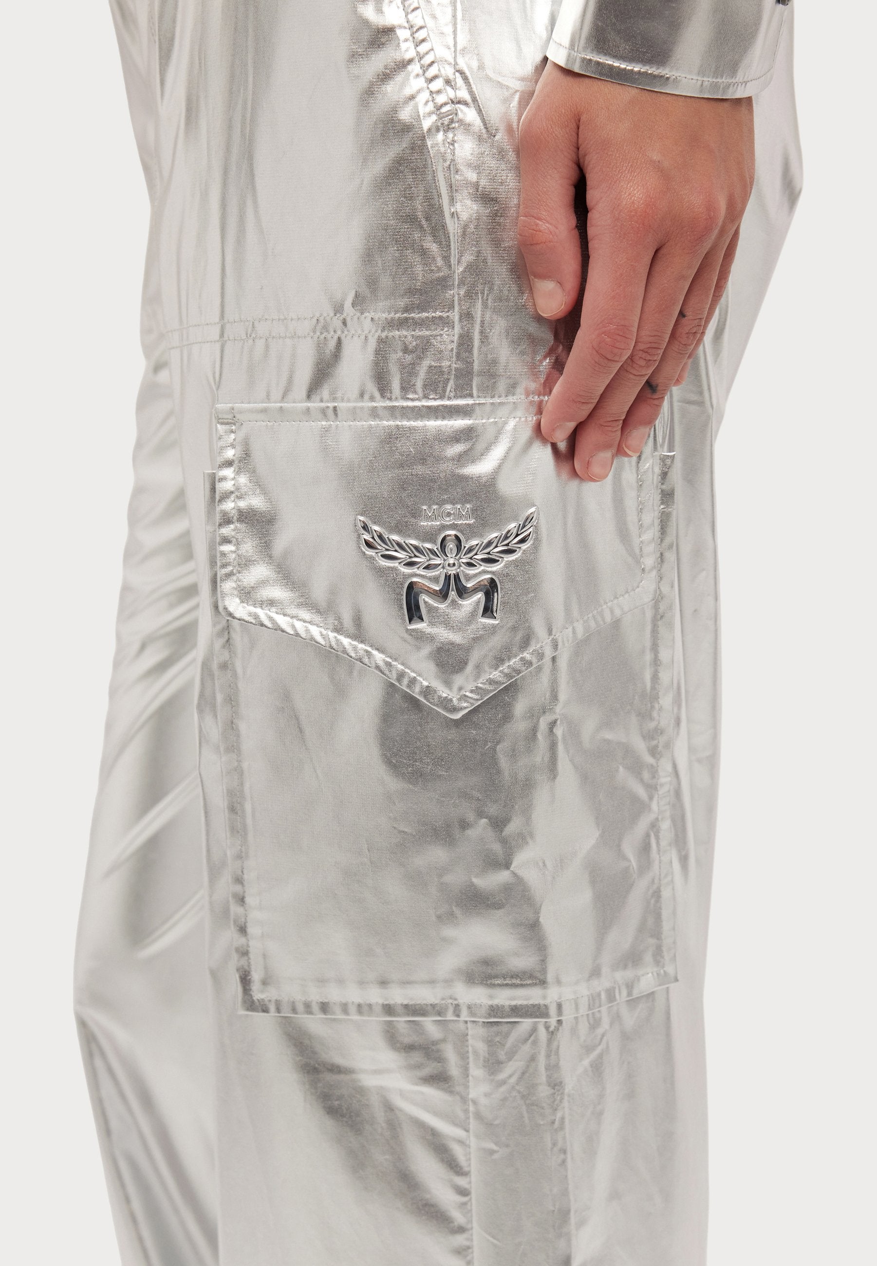 MCM METALLIC PANTS