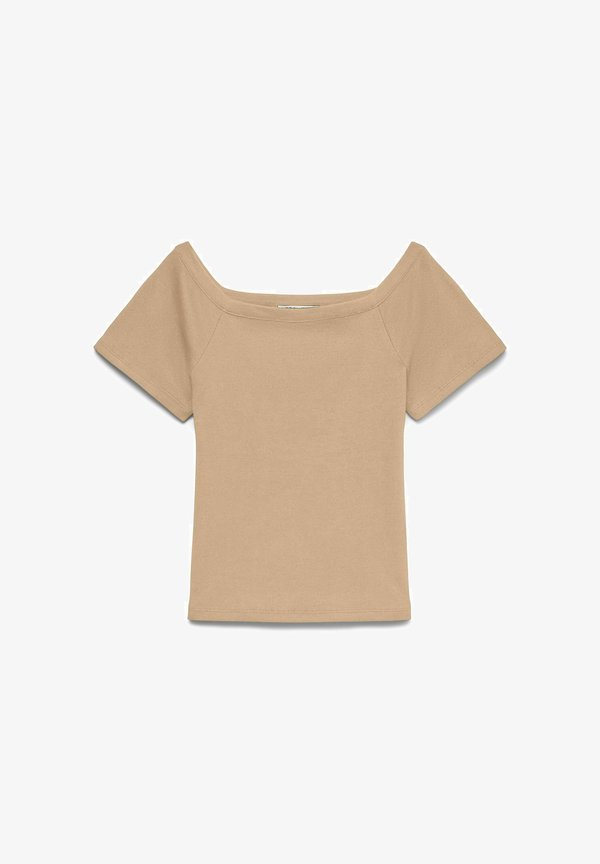 Vero Moda AWEMMA - Basic T-shirt - warm sand