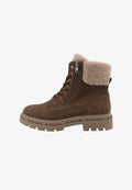 TOM TAILOR STIEFEL - Winter boots - dark fango