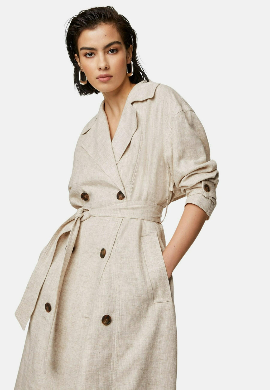 Marks & Spencer LINEN BLEND LONGLINE