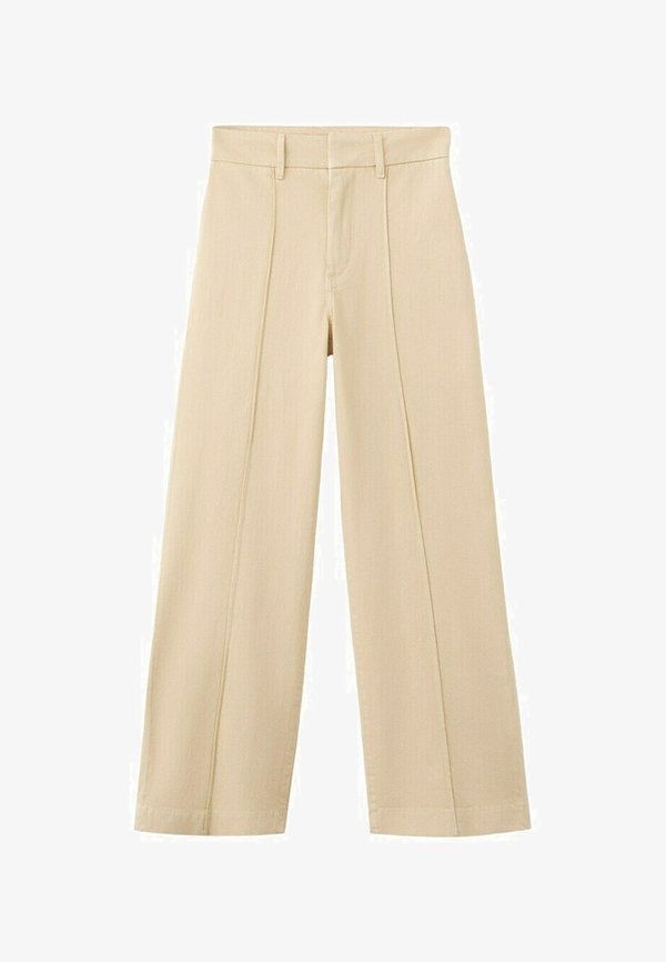 Mango Trousers - light yellow
