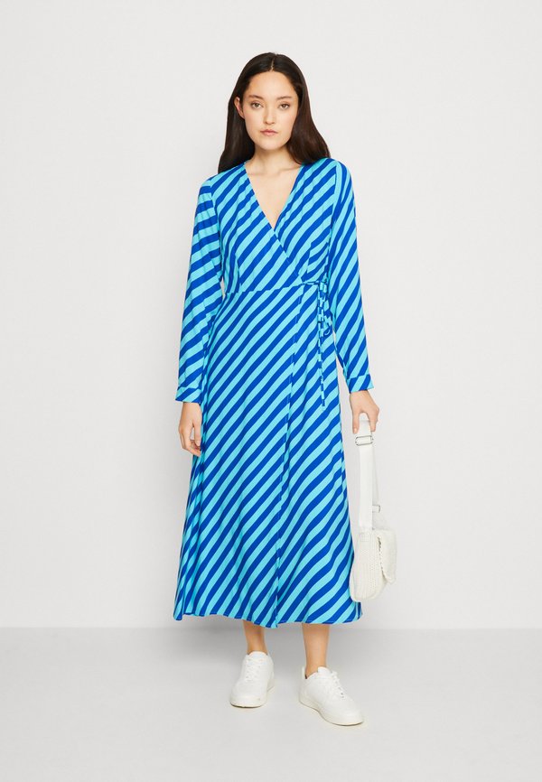 YAS YASSAVANNA LONG WRAP DRESS