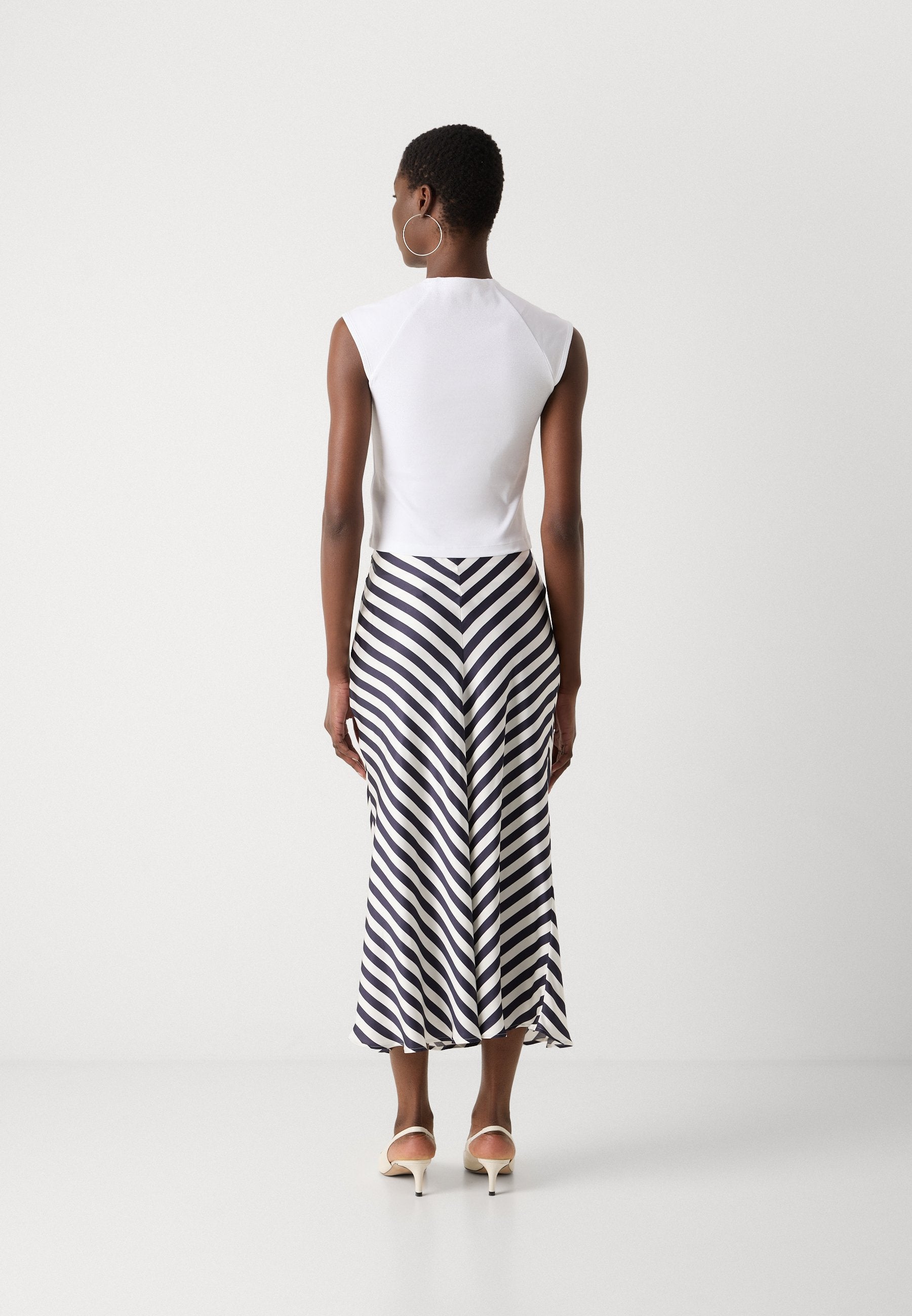 GANT CHEVRON STRIPED SKIRT