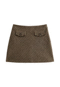 New Look CHECK PATTERN A-LINE MINI