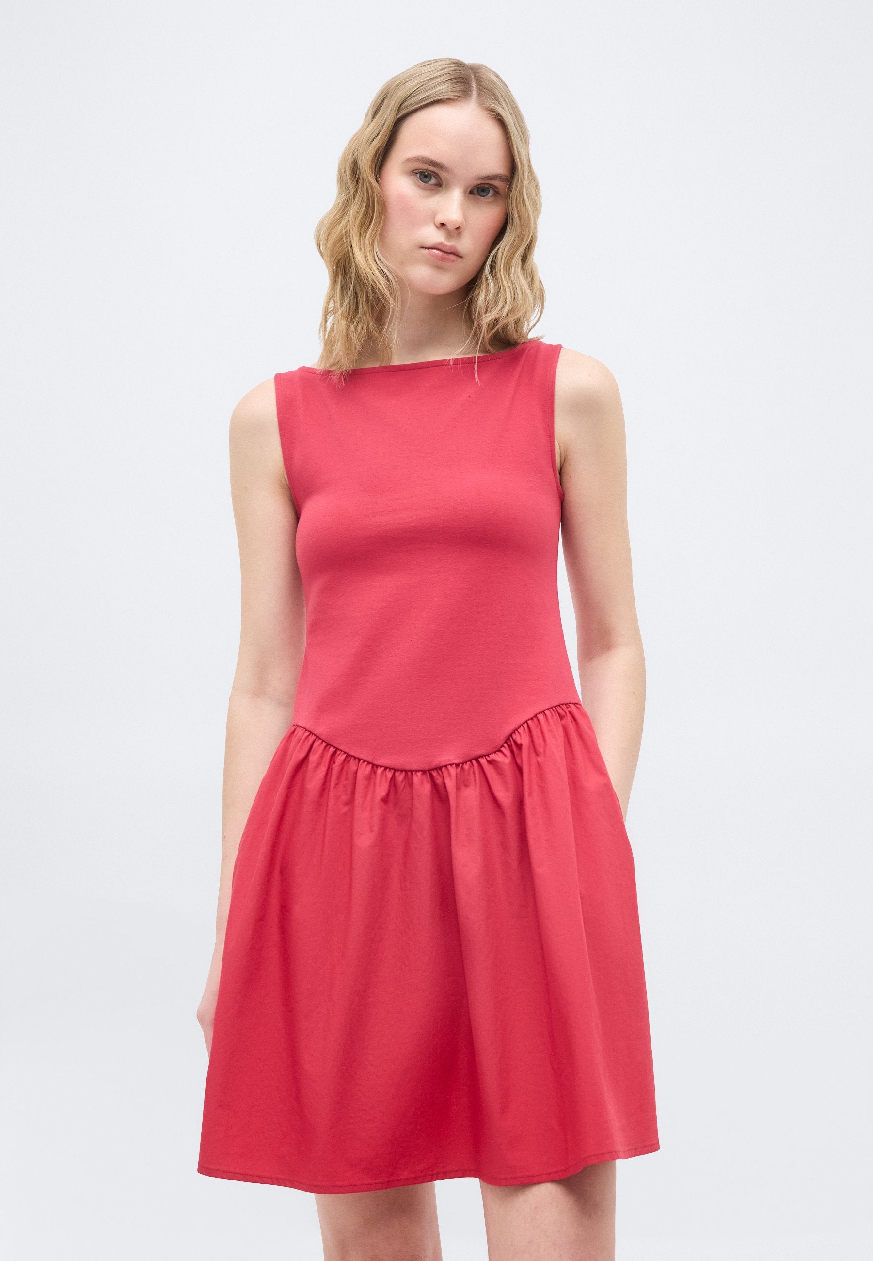 GAP MIXED MEDIA DRESS