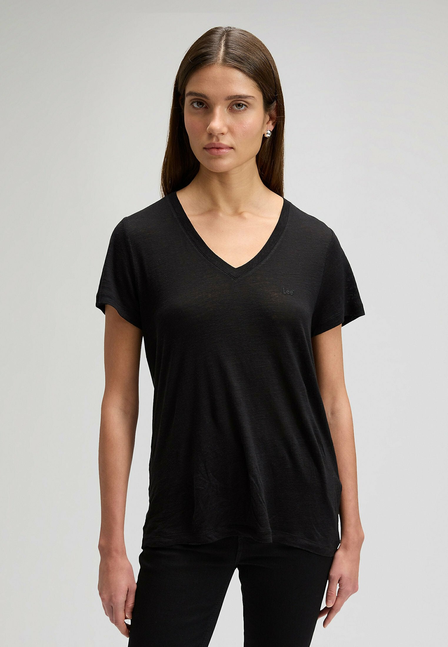 Lee SHORT SLEEVE V NECK TEE  REGULAR FIT