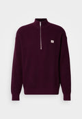 Calvin Klein Jeans QUARTER ZIP - Jumper - passion plum