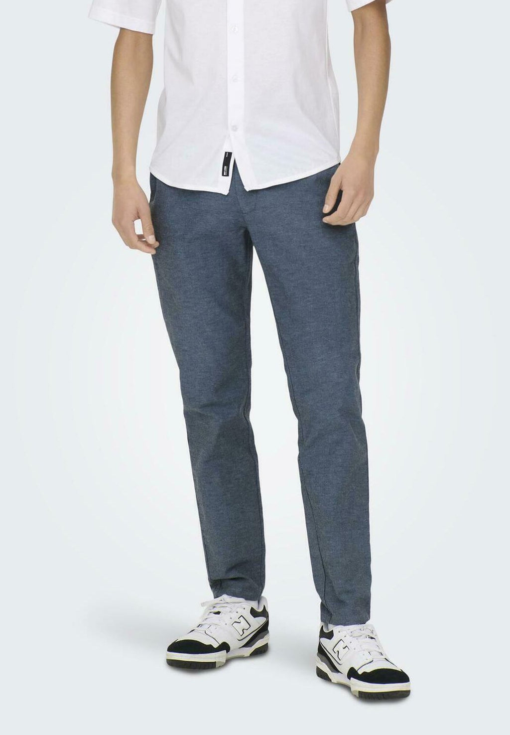 Chino ONSMARK Tapered Fit Linen Media 3
