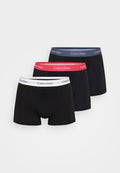 Calvin Klein Underwear RELAXED FIT TRUNK 3 PACK ICON COTTON STRETCH - Trunks - black/turbulence/white