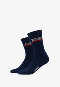 Levi's® REGULAR CUT LOGO 2 PACK - Socks - dress blues