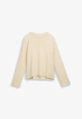 TOM TAILOR PULLOVER CROPPED MIT STEHKRAGEN - Jumper - sand stone beige melange
