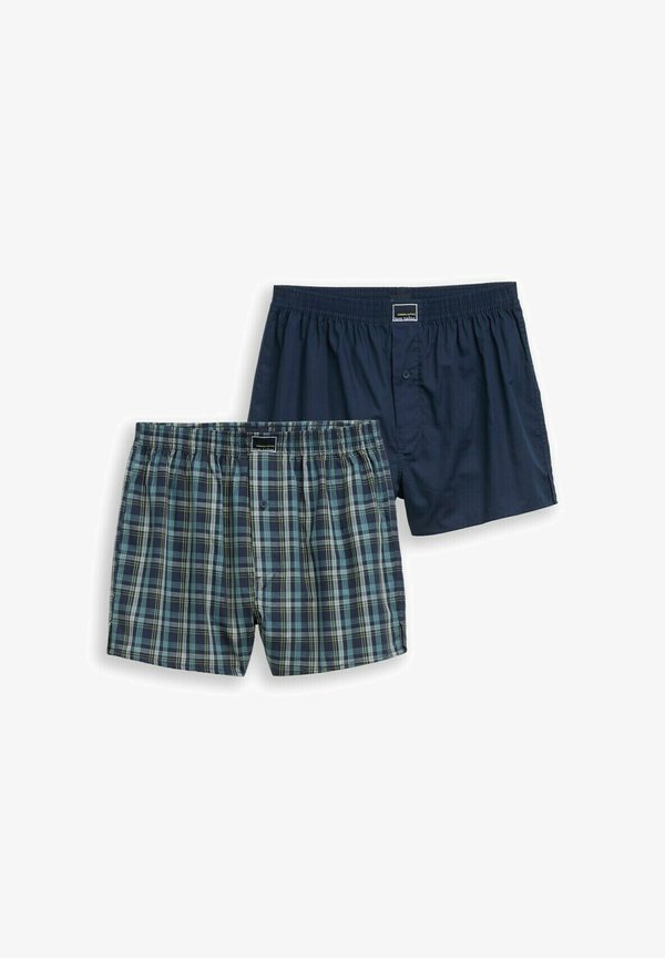 TOM TAILOR 2-PACK - Boxer shorts - blue-medium-check