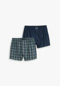 TOM TAILOR 2-PACK - Boxer shorts - blue-medium-check