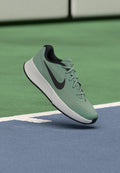 Nike Performance VAPOR LITE 3 - Clay court tennis shoes - steam/black/light silver-coloured/white