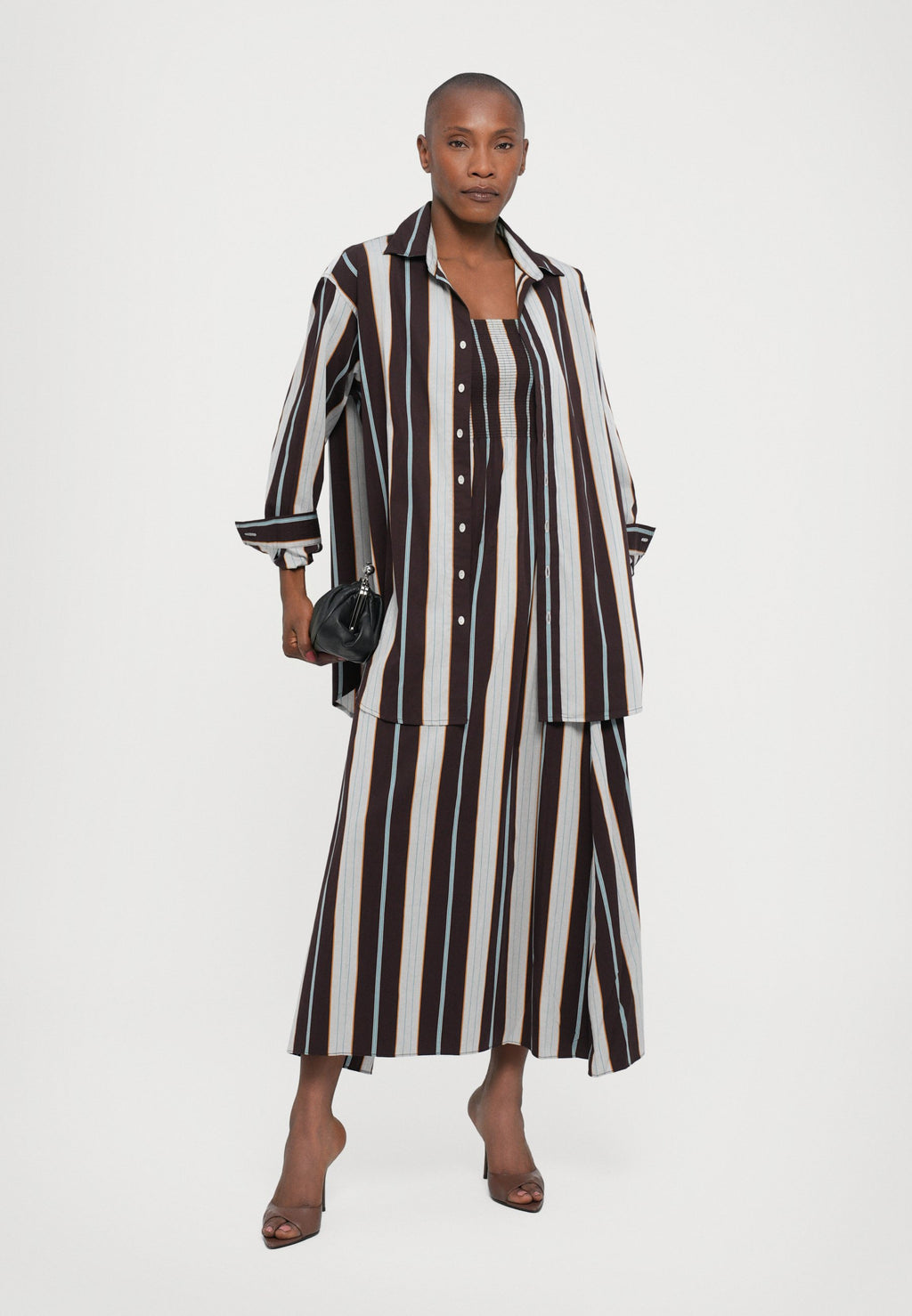 Faithfull the brand LEONIE OVERSIZED SHIRT DRESS