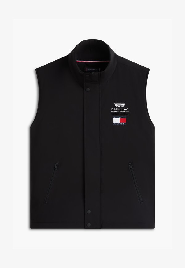 Tommy Hilfiger TH X CADILLAC FORMULA 1 TEAM LOGO GILET UNISEX - Waistcoat - black