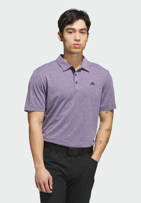 adidas Performance ADIDAS PERFORMANCE DRIVE HEATHER GOLF POLO SHIRT - Polo shirt - aurora plum mel.