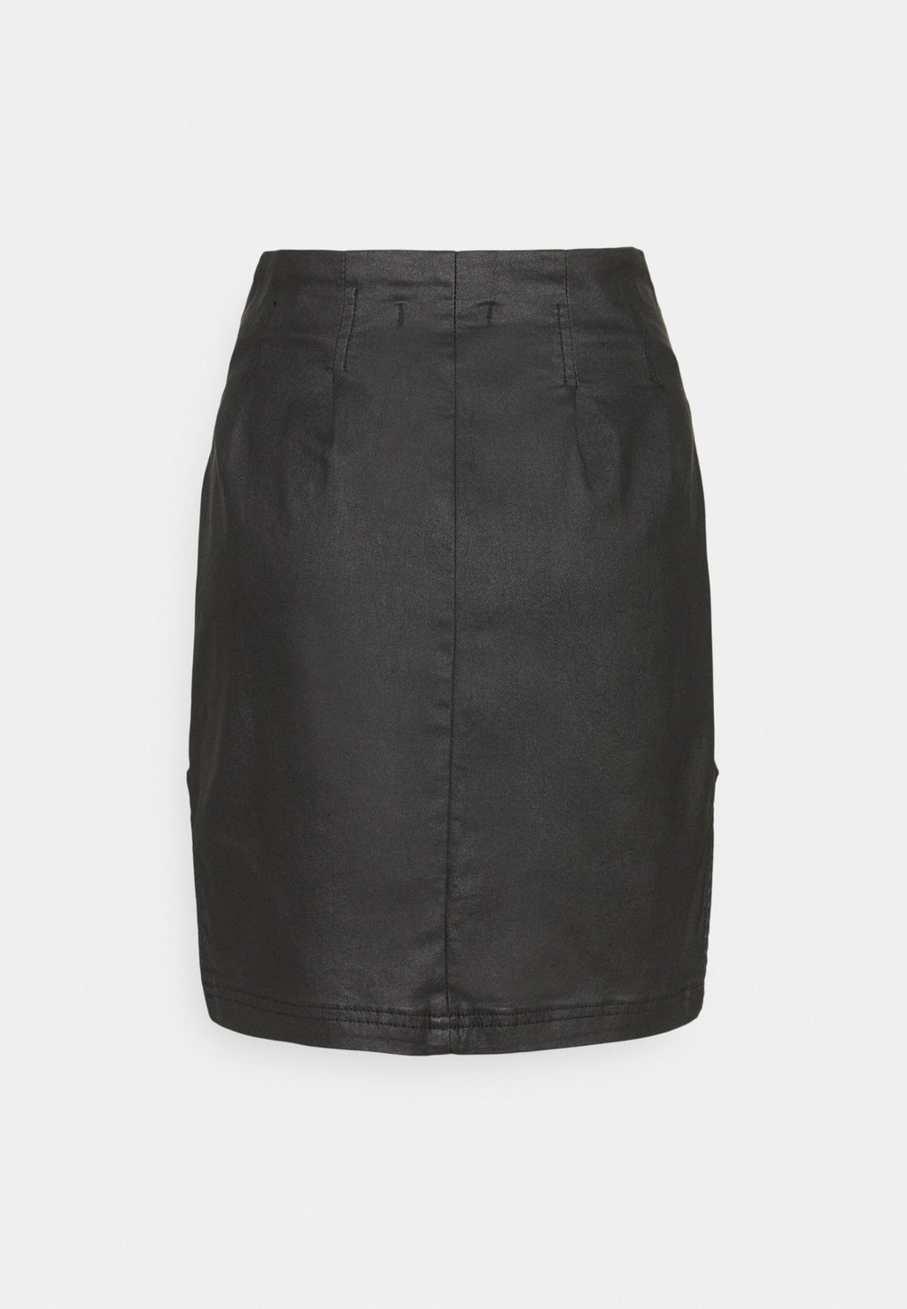 Missguided Tall COATED CURVE HEM SEAM MINI SKIRT