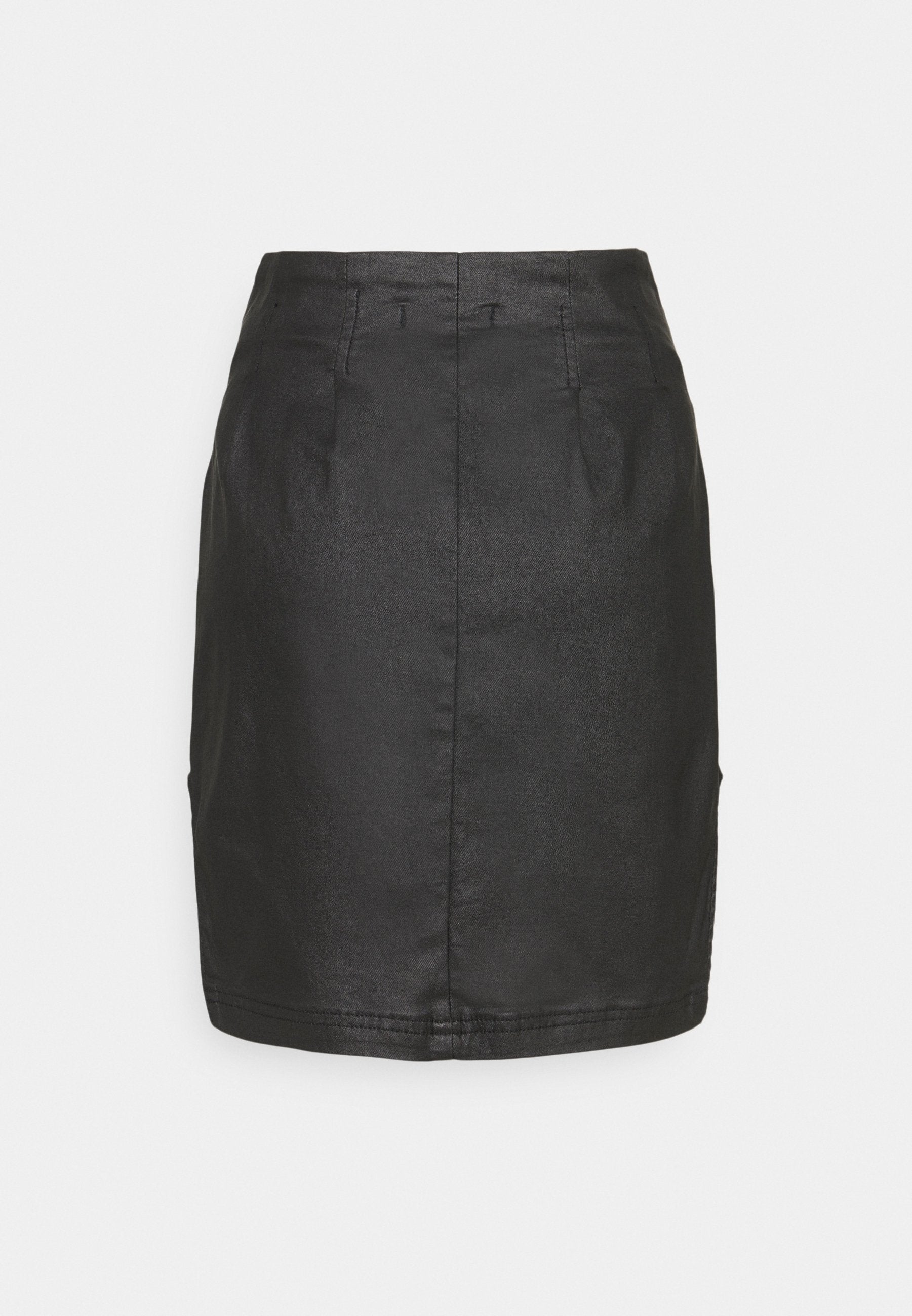 Missguided Tall COATED CURVE HEM SEAM MINI SKIRT