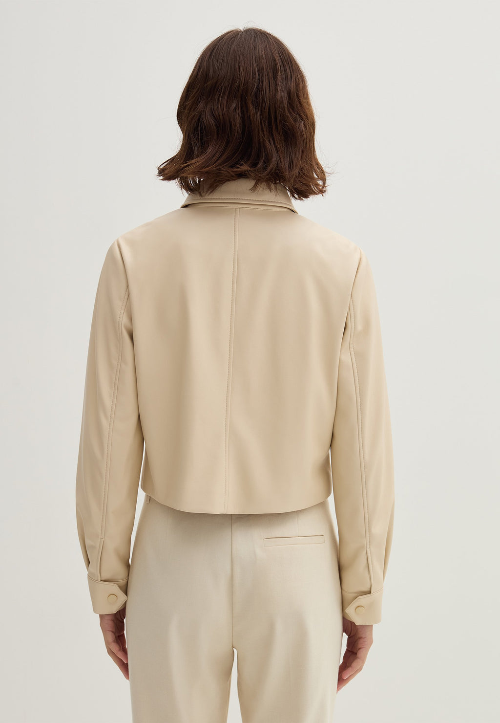 Stefanel GLOSSY-EFFECT WITH ZIP