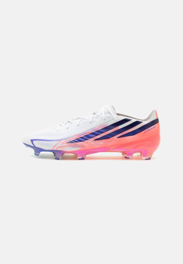 adidas Performance F50 HYPERFAST ELITE FIRM GROUND UNISEX - Firm-ground football boots - footwear white/solar purple/solar turbo