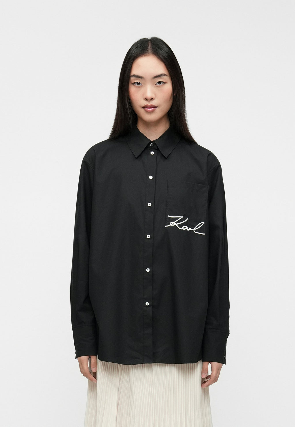 KARL LAGERFELD SIGNATURE POCKET SHIRT