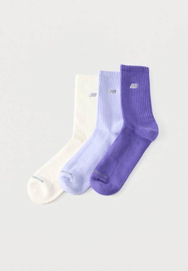New Balance LOGO SEASONAL MIDCALF UNISEX 3 PACK - Socks - royal blue/light blue/off-white