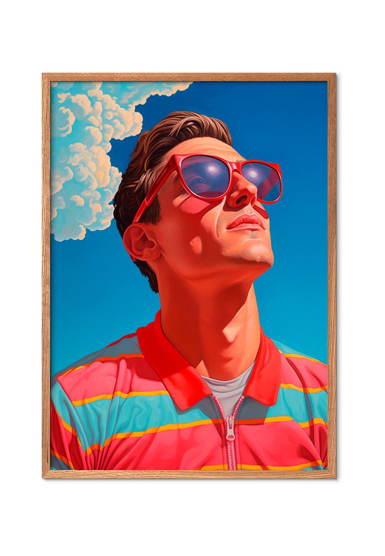 Poster and Frame SUNGLASSED CONTEMPLATION