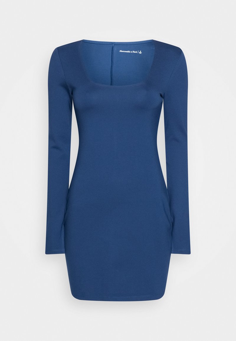 SPLIT CUFF PONTE SHORT DRESS - Abercrombie & Fitch - View 1
