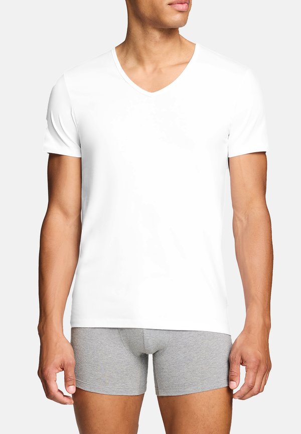 Levi's® LEVI’S HERREN T-SHIRT 4-ER PACK MEN HERREN UNTERHEMD V-AUSSCHNITT  - Undershirt - white