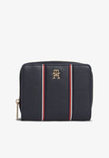 Tommy Hilfiger HILFIGER ICON SIGNATURE ZIP-AROUND WALLET - Wallet - space blue