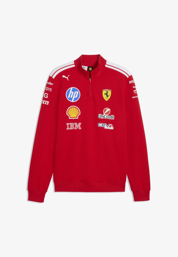 Puma SCUDERIA FERRARI HP REPLICA T7 OBERTEIL UNISEX - Sweatshirt - red