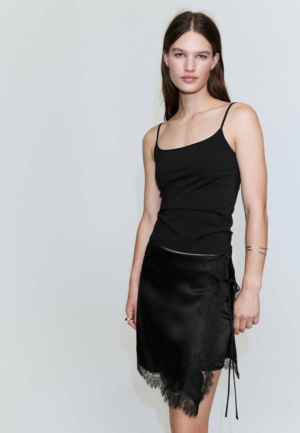 Mango ADULT - A-line skirt - black