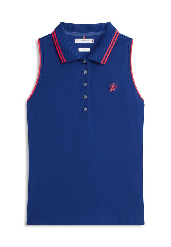 Tommy Hilfiger 1985 SLIM FIT PIQUE SLEEVELESS POLO SHIRT