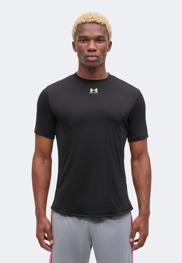 Under Armour CHALLENGER PRO - Sports T-shirt - ultimate black/white