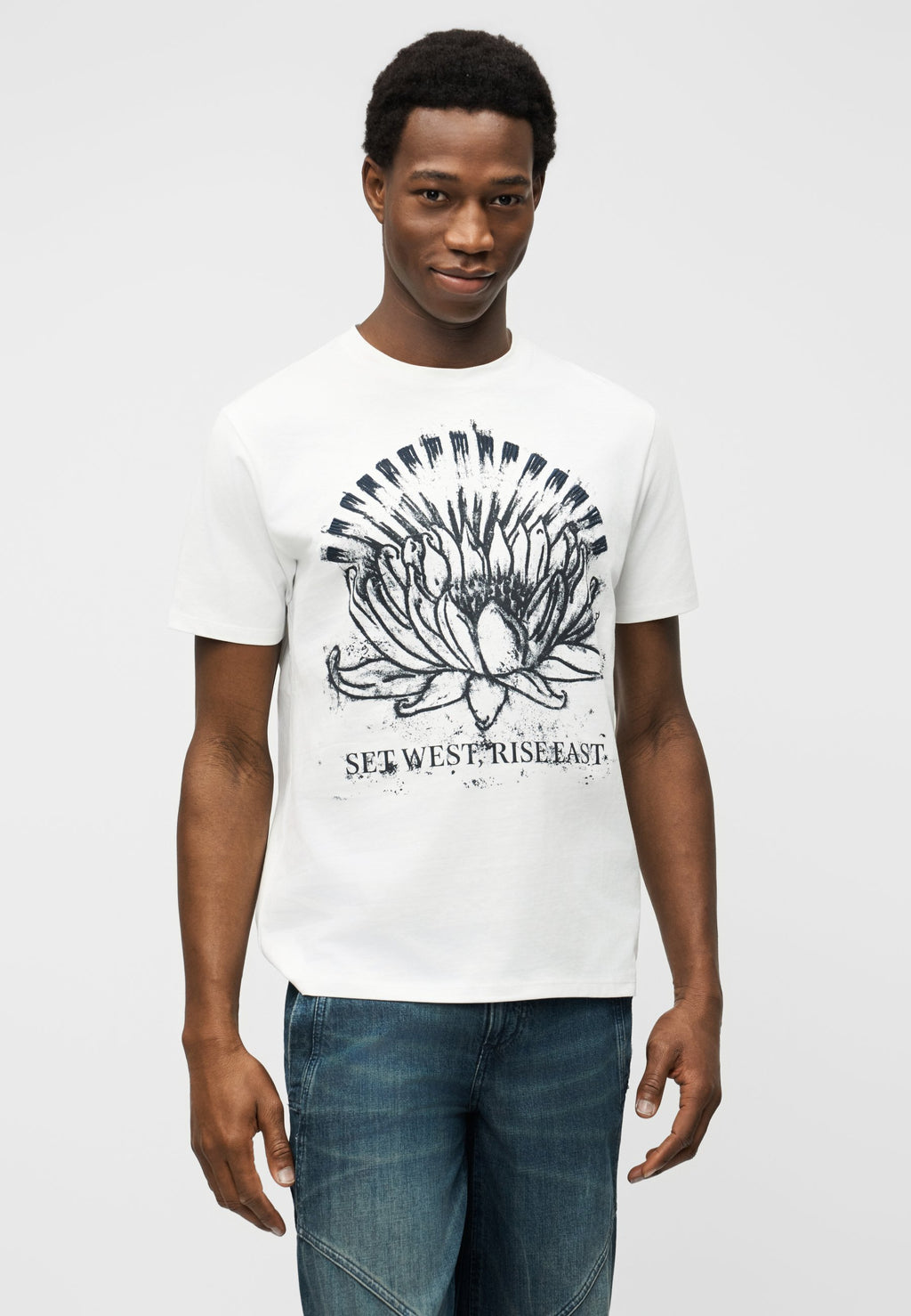 Guess SUNRISE LOTUS TEE
