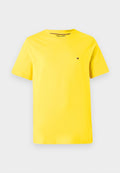 Tommy Hilfiger SEASONAL SOLID TEE CORE ESSENTIALS - Basic T-shirt - morningside yellow