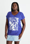 ONLY Carmakoma CARVIGGA O-NECK MIX TEE