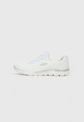 Skechers SUMMITS - Trainers - white mesh/silver & gray trim