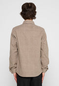 PROFUOMO OVERSHIRT SMALL CHECK BEIGE