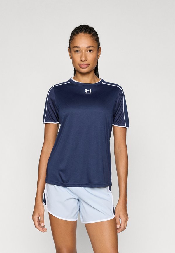 Under Armour CHALLENGER TRAIN - Print T-shirt - midnight navy/white