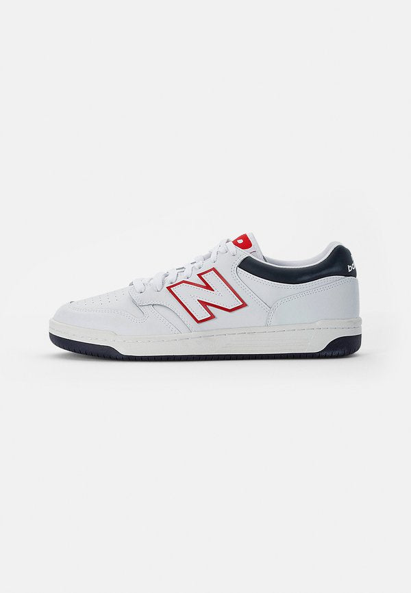 New Balance BB480LBA UNISEX - Basketball shoes - white/navy