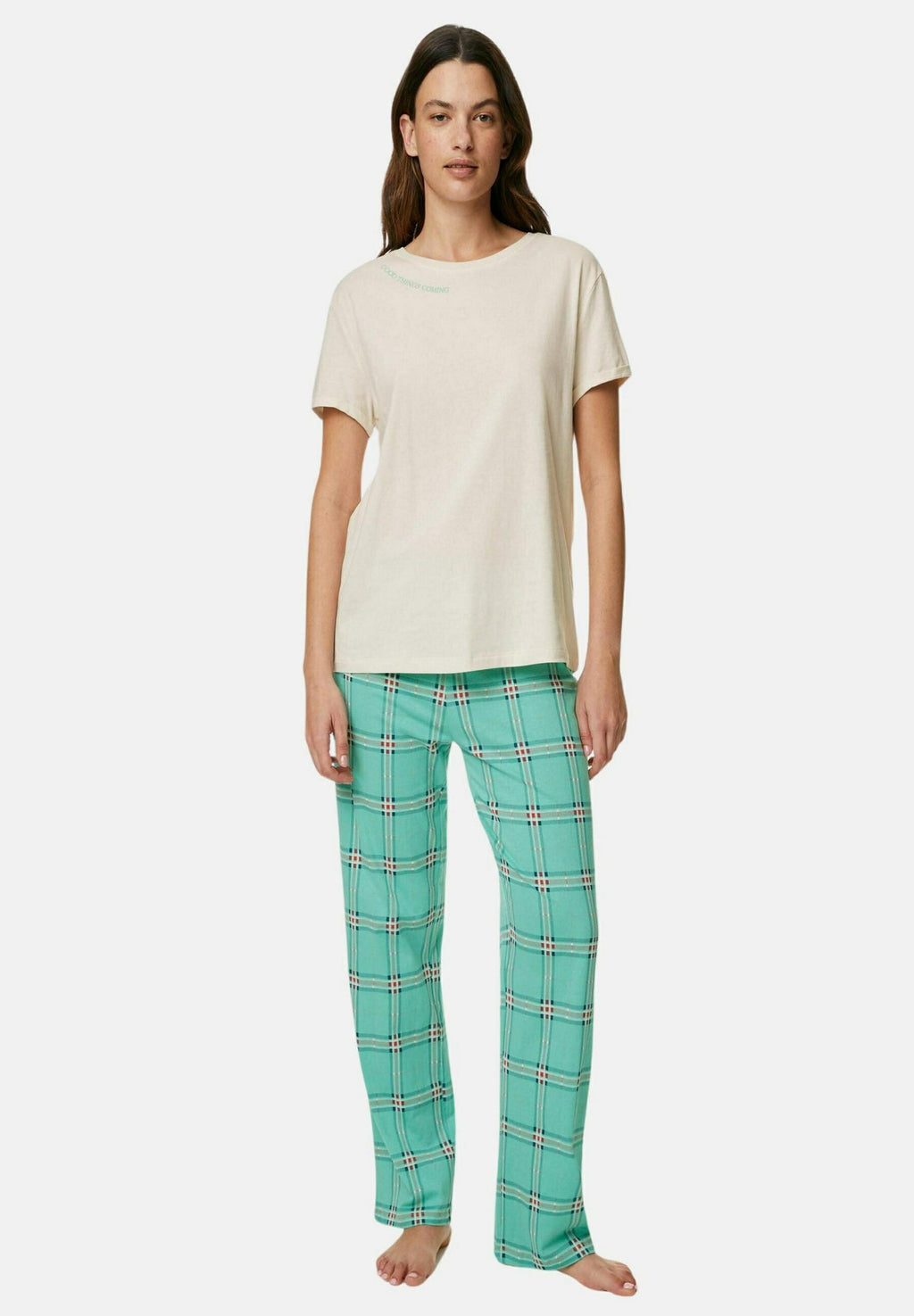 Marks & Spencer CHECKED SLOGAN SET