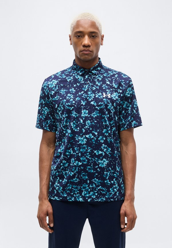 Under Armour MATCHPLAY - Polo shirt - midnight navy/blue haze/white