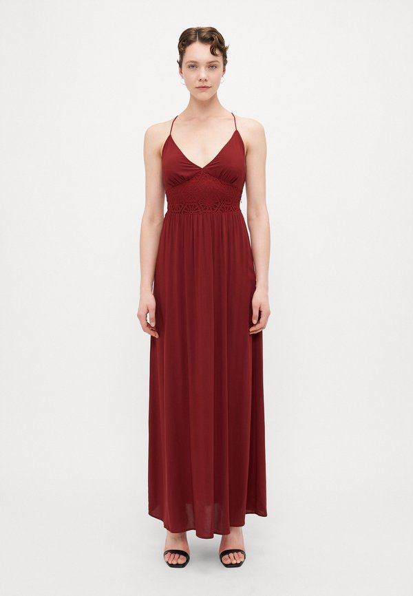 Vero Moda Tall VMGRACE SINGLET DRESS  - Maxi dress - syrah