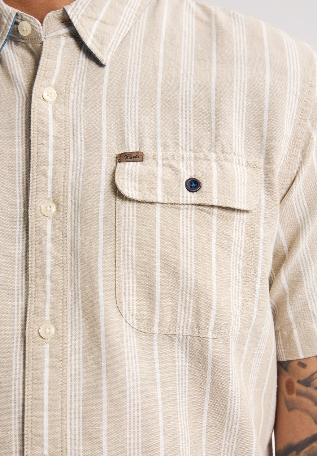 Petrol Industries STRIPED SHIRT TURTLEVISTA